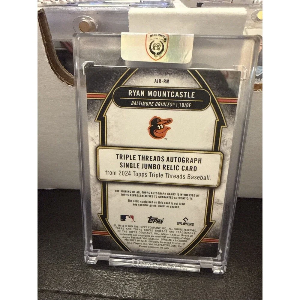 2024 Topps Triple Threads Ryan Mountcastle Auto Relic Green /50🔥🔥🔥